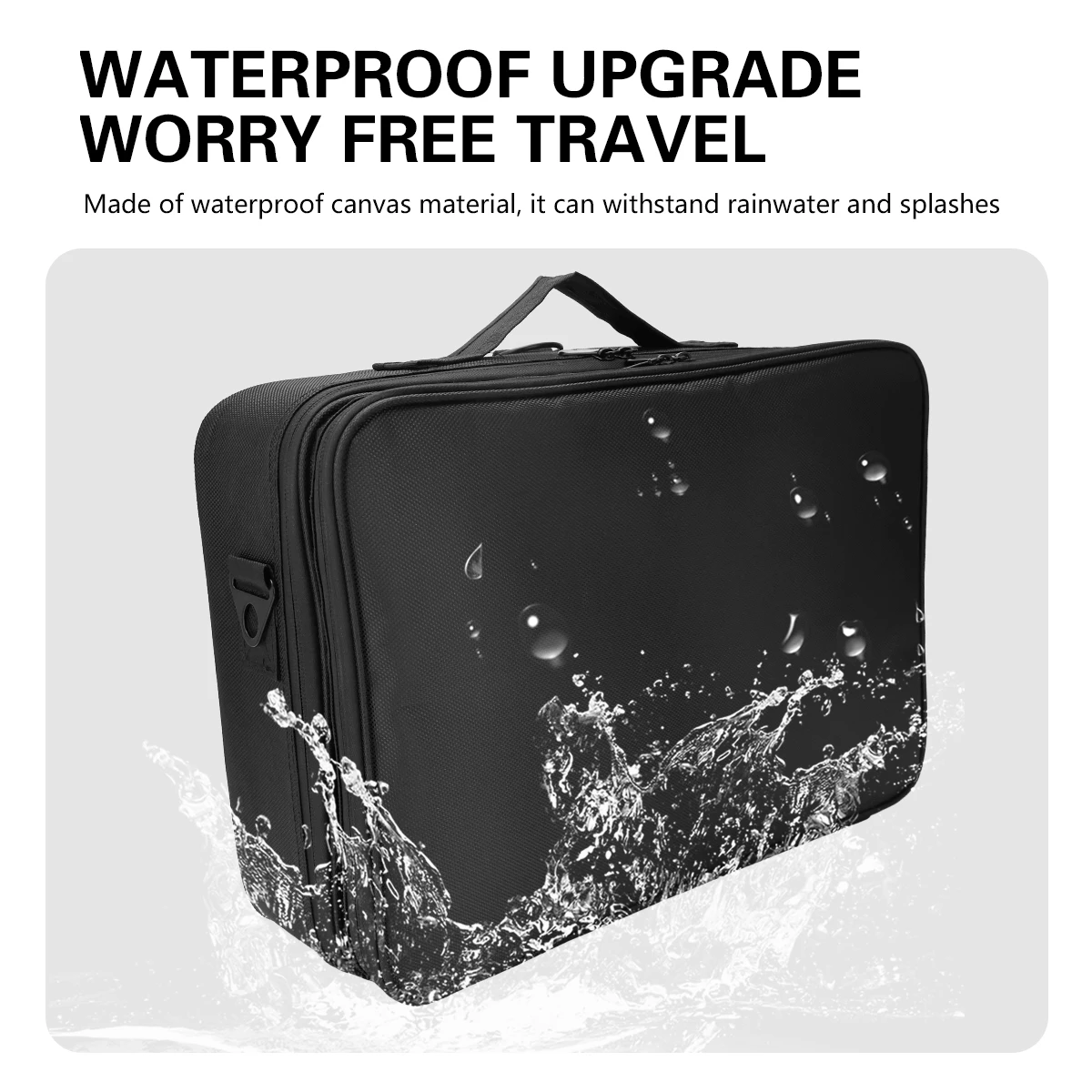 Barber Carrying Case Storage Hard Bag Barbershop Scissors Shavers Box Highcapacity Salon Display Case Durable To Travel Bag Tool