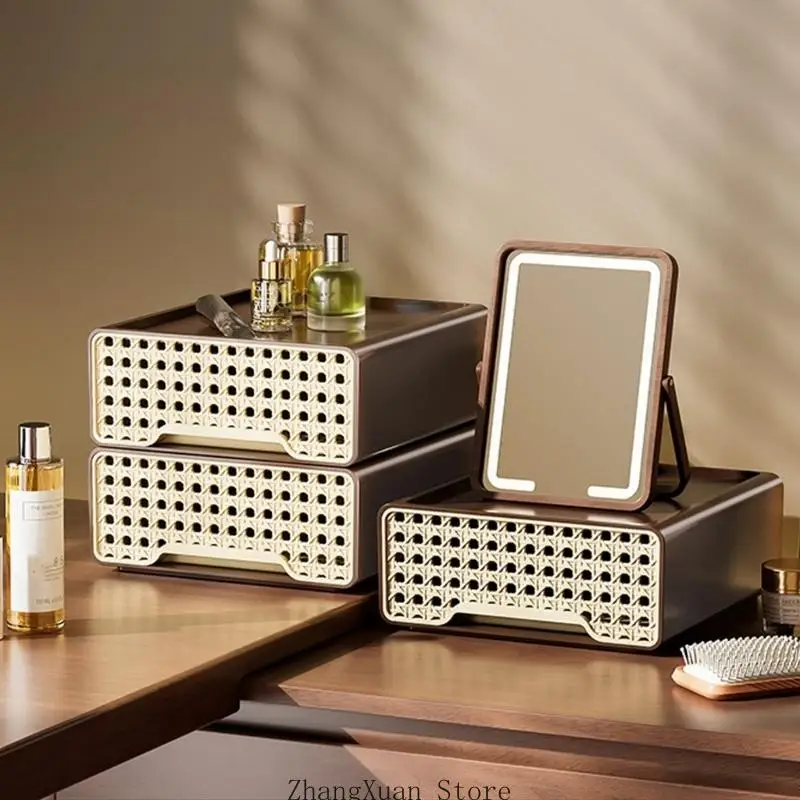 Moderne staubdichte Organizer-Box, perfekt für Kosmetik, Schreibwaren, Zubehör, 3 x – Detail 8