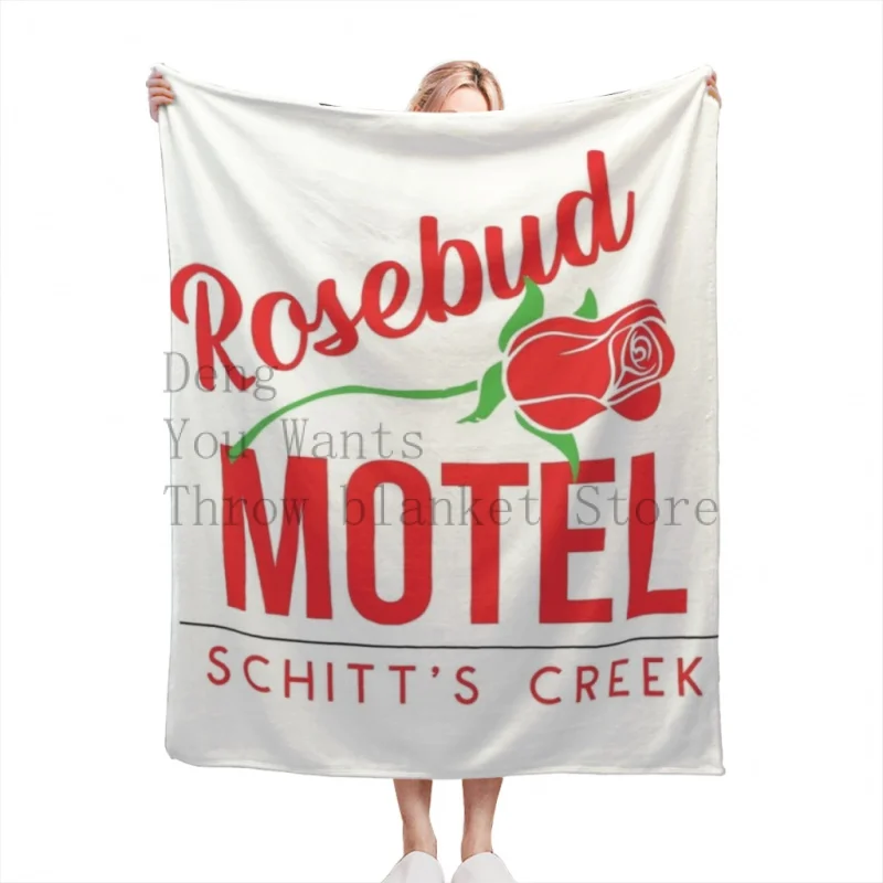 Rosebud Motel Throw Blankets Soft Flannel Fleece Warm Blanket Bed Couch Camping Travel