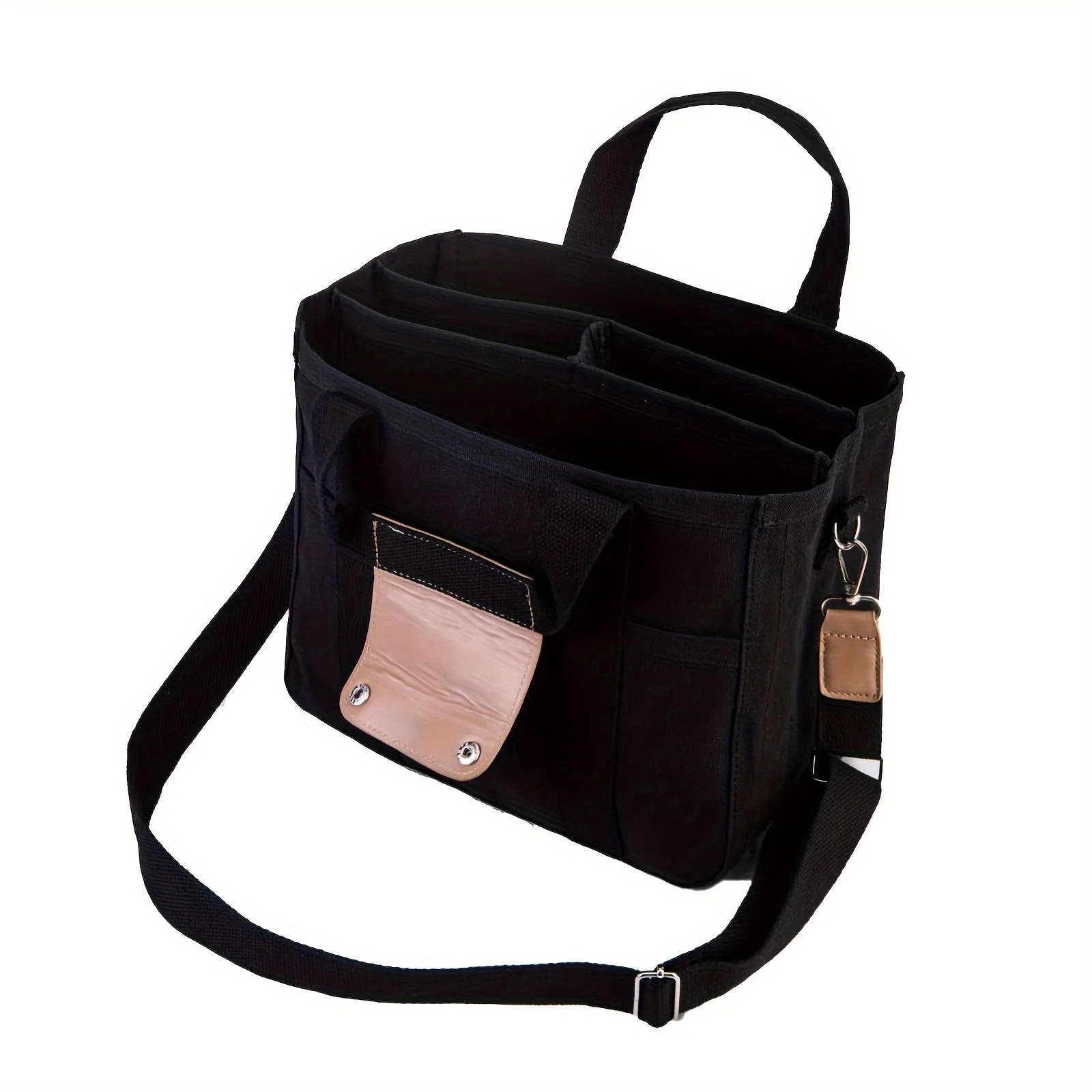 Women\'s Bag Canvas Large Capacity Multi Tote Handbag Layer Function Crossbody Bag Women\'s Handbag Shopping