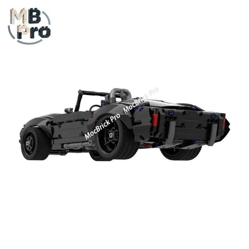 

Urban Racing Supercar Alternate Build MOC, Sleek Sport Vehicle Design for Adult Hobbyists and Collection