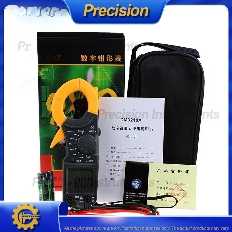 Medidor de pinza Digital 2036, probador eléctrico multifunción de alta precisión para medición de resistencia de corriente de voltaje