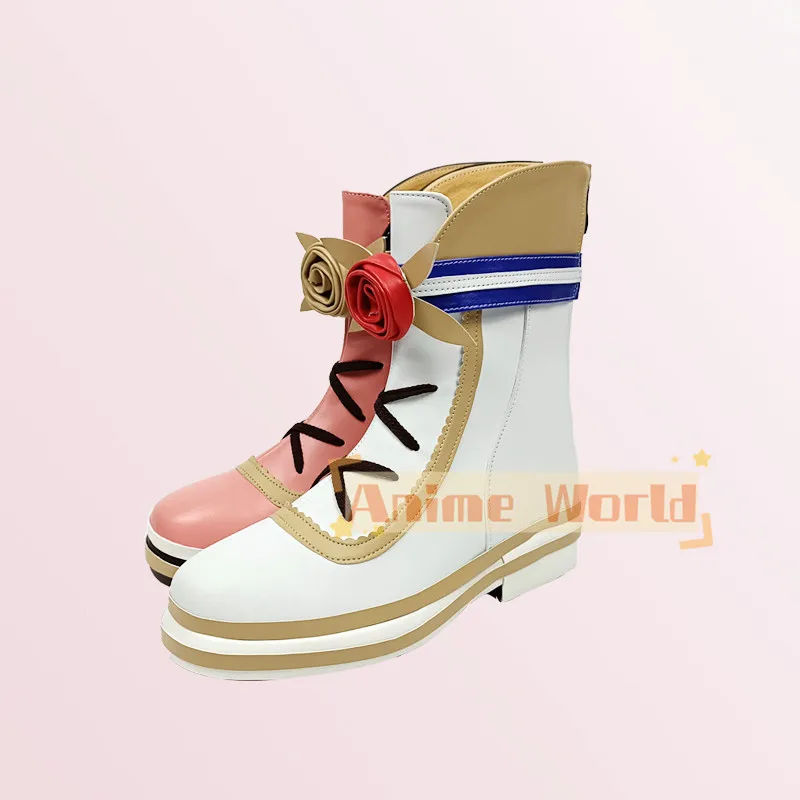 รองเท้าคอสเพลย์อนิเมะเกม Umamusume: Pretty Derby ฮิชิ อากาโบโนะ สำหรับผู้ใหญ่และเด็ก อุปกรณ์ประกอบชุดแฟนซีสำหรับงานปาร์ตี้ฮาโลวีน