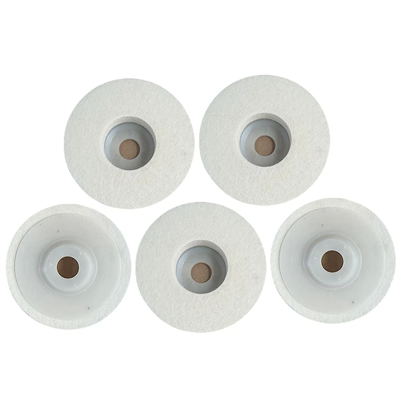 

5Pcs Wool Felt Polishing Wheel Disc Set Kit For 125Mm Angle Grinder, Felt Polishing Pads