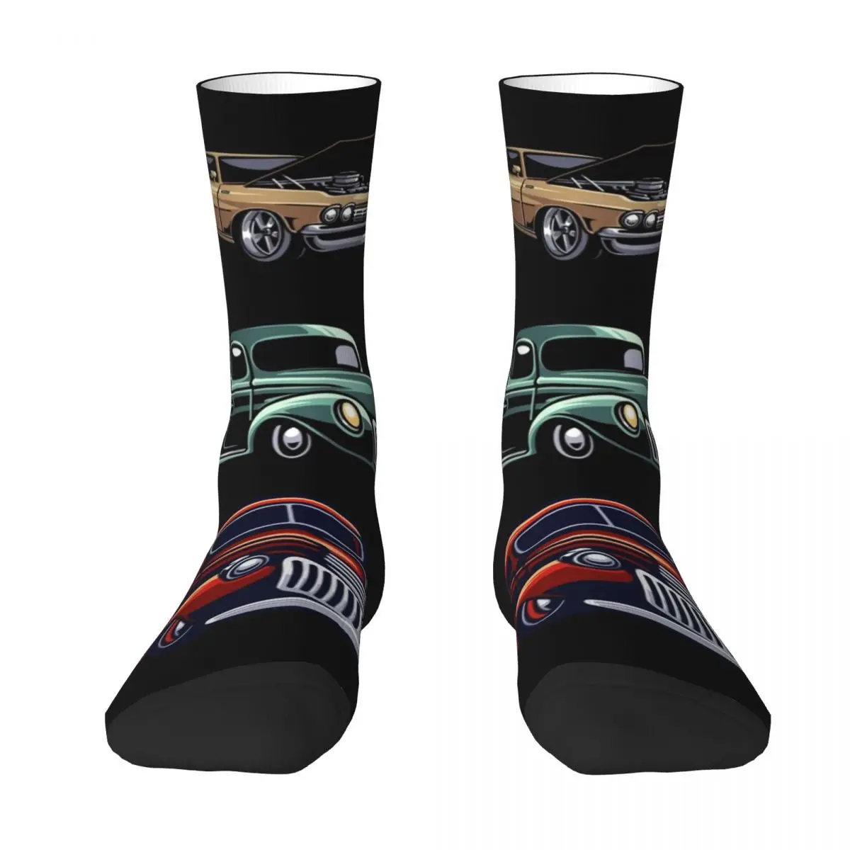 Classic Car Designs Package. 3D Printing Men/Women Socks Casual Funny Novelty socks Gifts