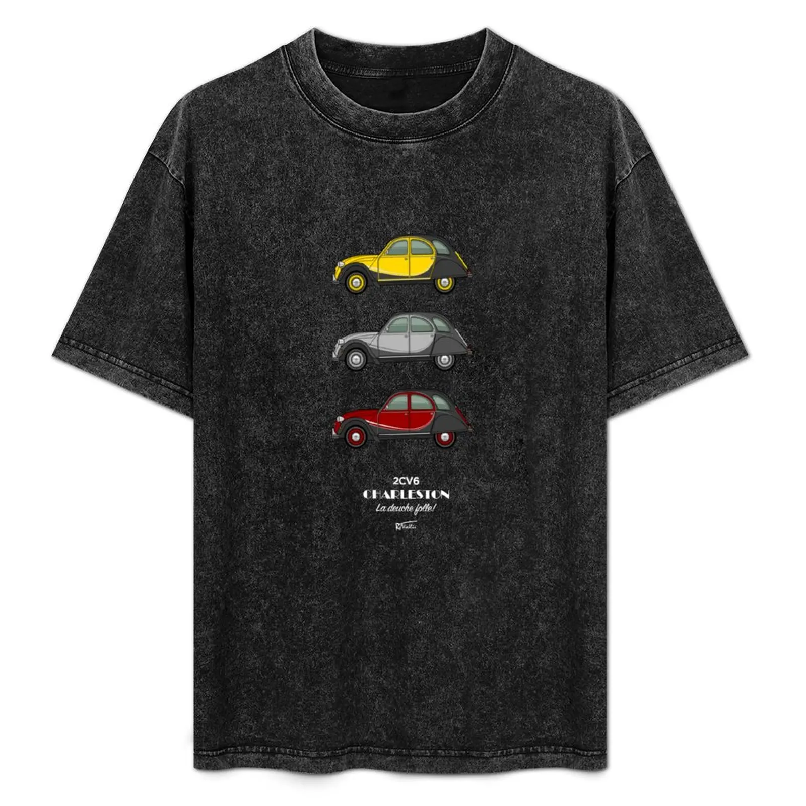 Cit.roen 2CV Charleston Collection T-Shirt oversized graphic tee Aesthetic clothing men t shirt