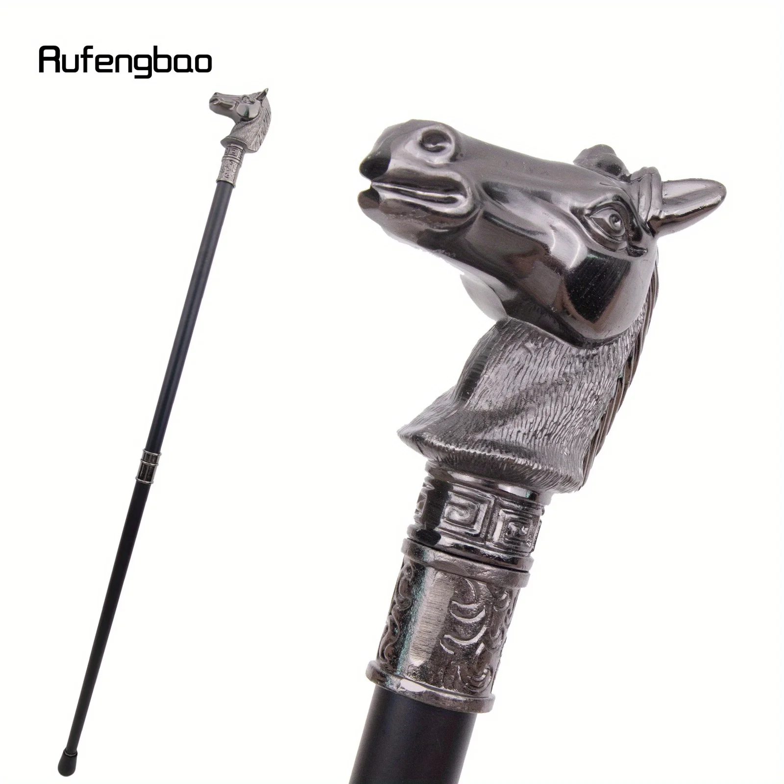 سباق الحصان الخشن رئيس الحيوان موضة عصا للمشي ديكور Cospaly خمر حفلة قصب Crosier أداء المرحلة قصب 93 سنتيمتر