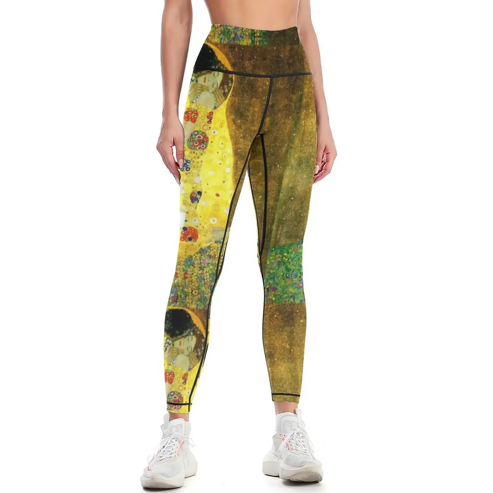 

The Kiss by Gustav Klimt Leggings gym womans sports tennis for sports for Women's sportswear Womens Leggings