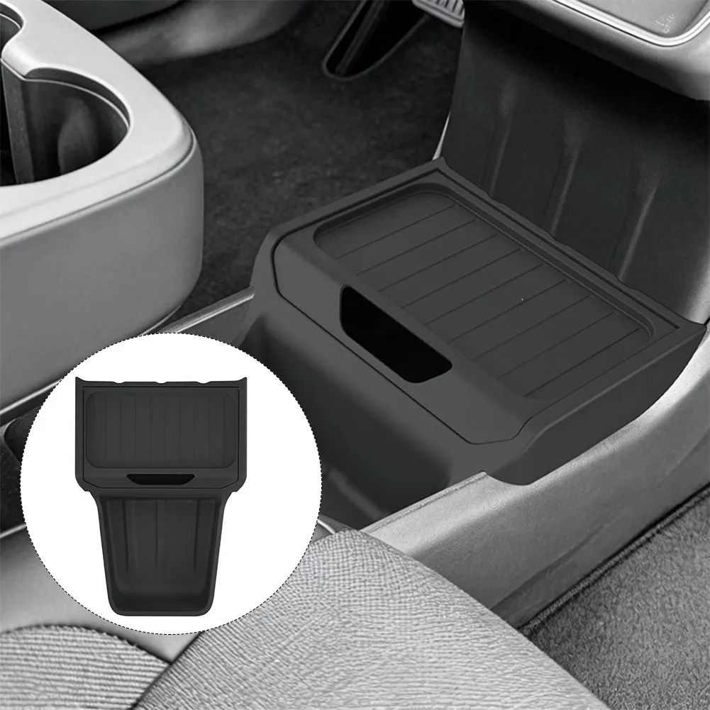 Black 2025 Model Y Accessories Console Organization Solution Car Trash Vehicle Storage Solution Secure Item Holding