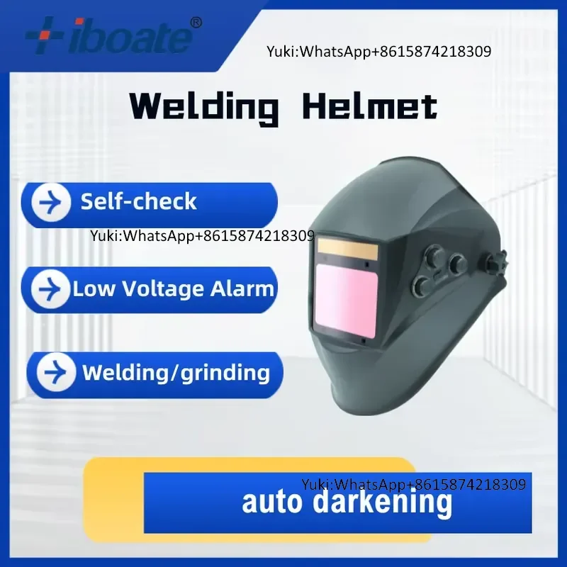 Automatic Darkening Welding Helmet Adjusted by External Knob Laser Welding Protection Helmet