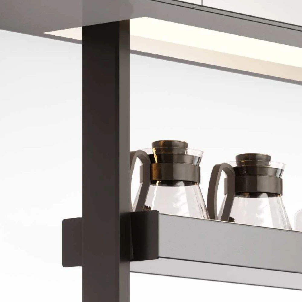 خزانة نظام مصعد المطبخ، سلة رفع لأعلى ولأسفل، سلة رفع المطبخ الكهربائية #6