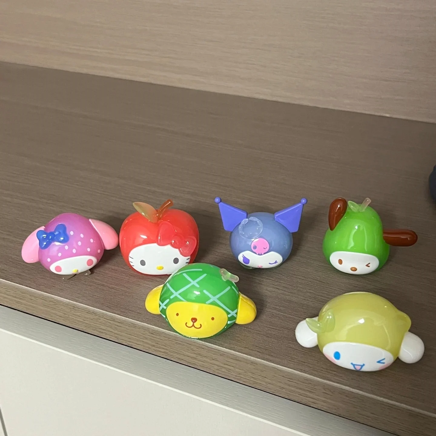Original Spot Fruit Series Mini Blind Bag Trendy Play Blind Box Desktop Ornament Kuromi Pacha Dog Cute Grain Handmade Toy Gift