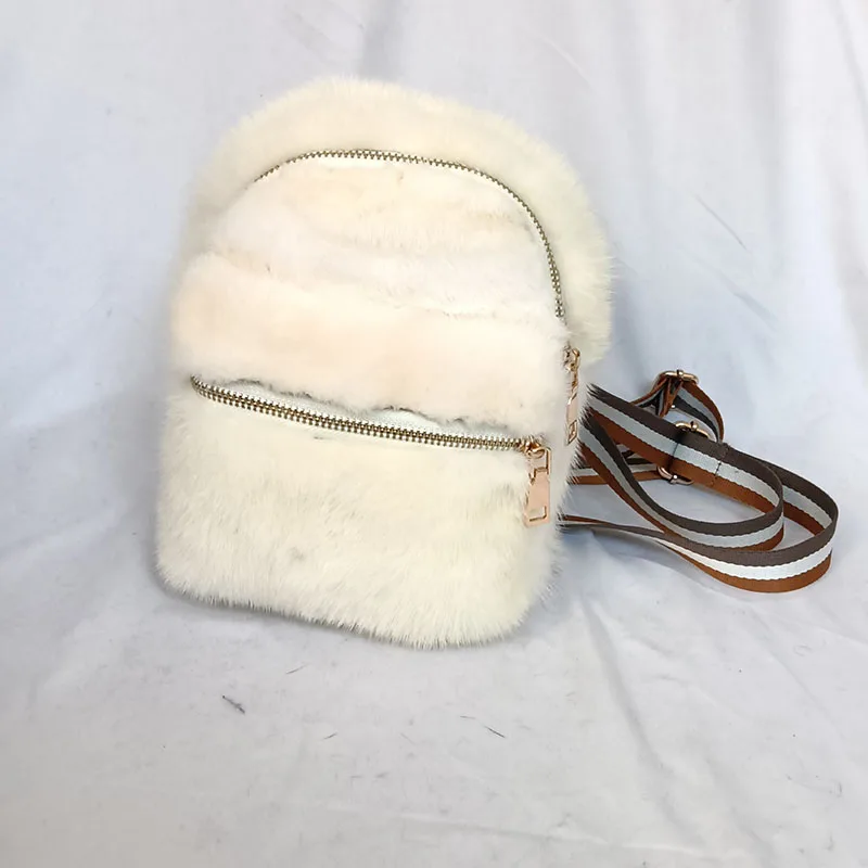 Borsa a tracolla in vera pelliccia di agnello Mongolia invernale donna Casual Tibet capelli lunghi borsa a tracolla in pelliccia naturale borse Tote