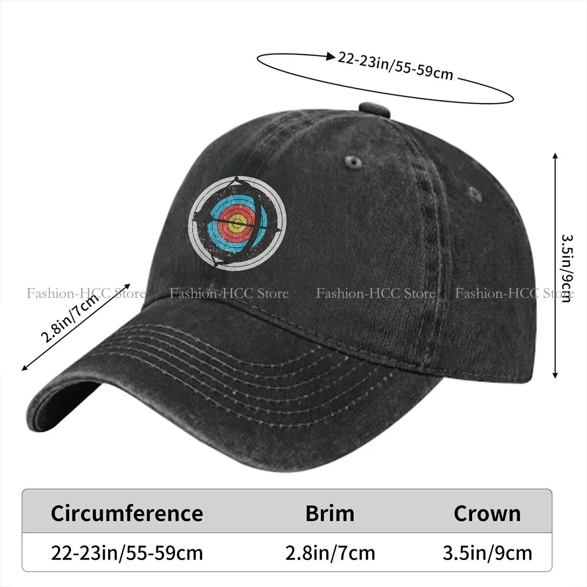 Vintage Archer Baseball Cap Men Hats Women Visor Protection Snapback Archery Sport Caps