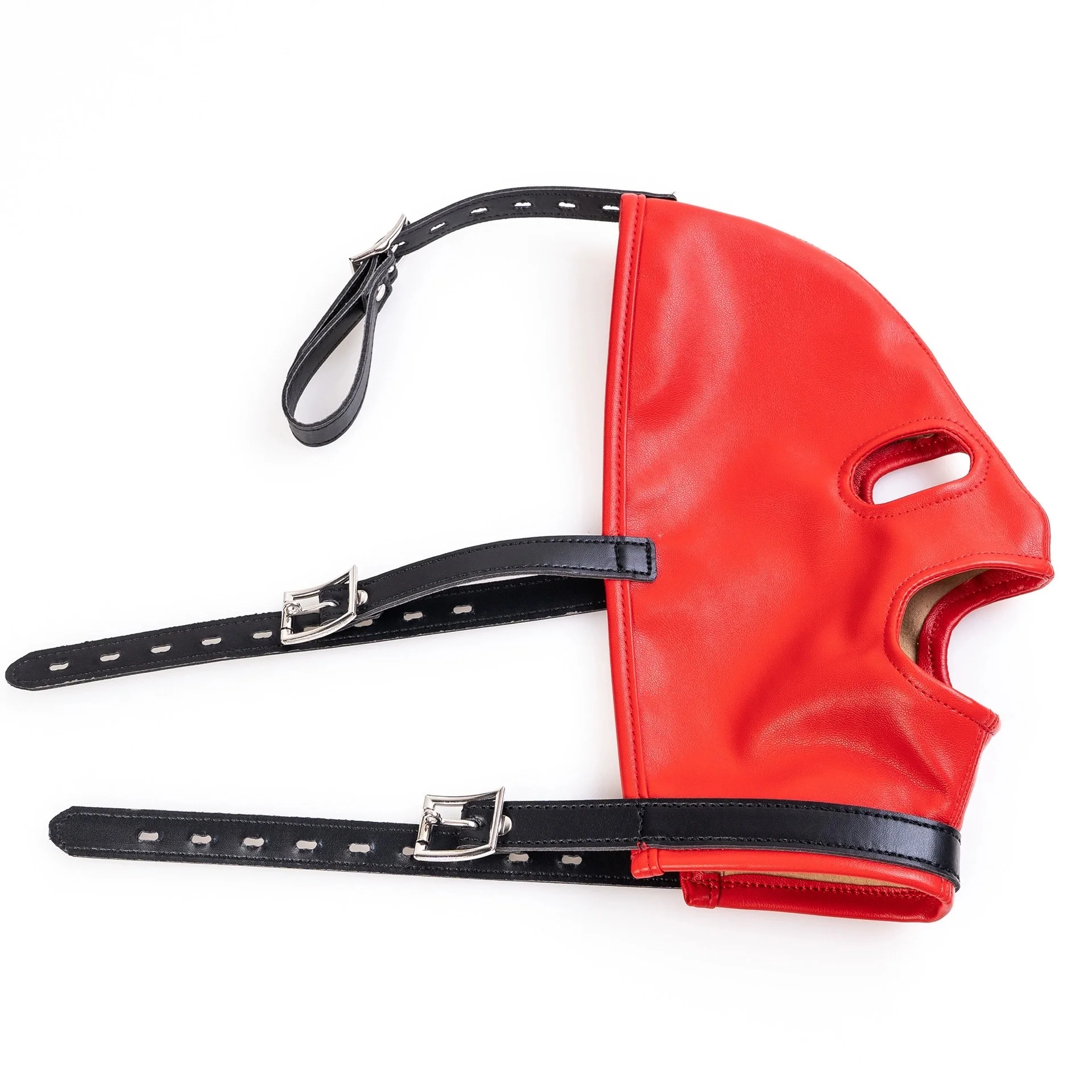 4 ألوان للجنسين الوثن كامل الوجه قناع جلدي القياسية سلس عبودية هود ل تأثيري قبعة الحفلات الألعاب التكتيكية قبعة بالاكلافا #3