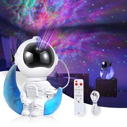 Ster Projector Galaxy Night Led Light Astronaut Ruimte Projector Starry Nevel Plafondlamp Voor Slaapkamer Huis Decoratief Kids Cadeau