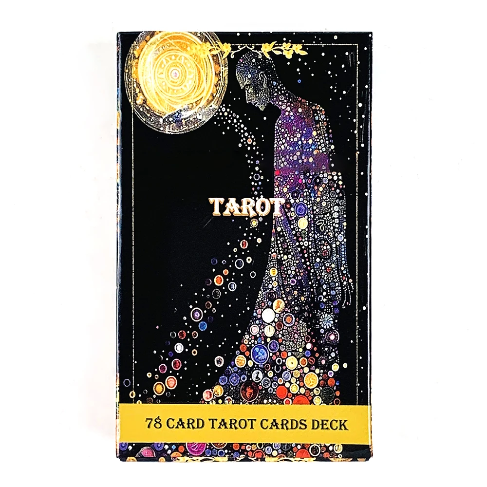 Newest Tarot Deck A 78pcs Tarot Cards Predictive Divination Oracle Cards Board Game, Family Party Game Cards Creative Small Gift
