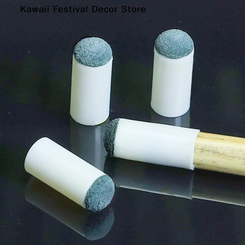 【K】10Pcs 9/10/11/12/13mm Plastic Billiard Cue Spout Head Protector Pool Recreational Replacement Billiard Snooker Accessories