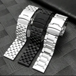 18mm 20mm 22mm 24mm Metal Band For Samsung Galaxy Watch For Seiko/Huawei Strap Solid Stainless Steel Business Luxury Bracelet