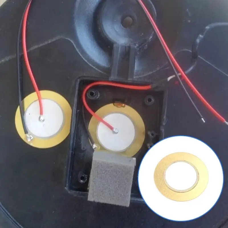 10Pieces 27mm componente piezoelétrico cobre Adequado para projetos bricolage e alertas som timores e brinquedos