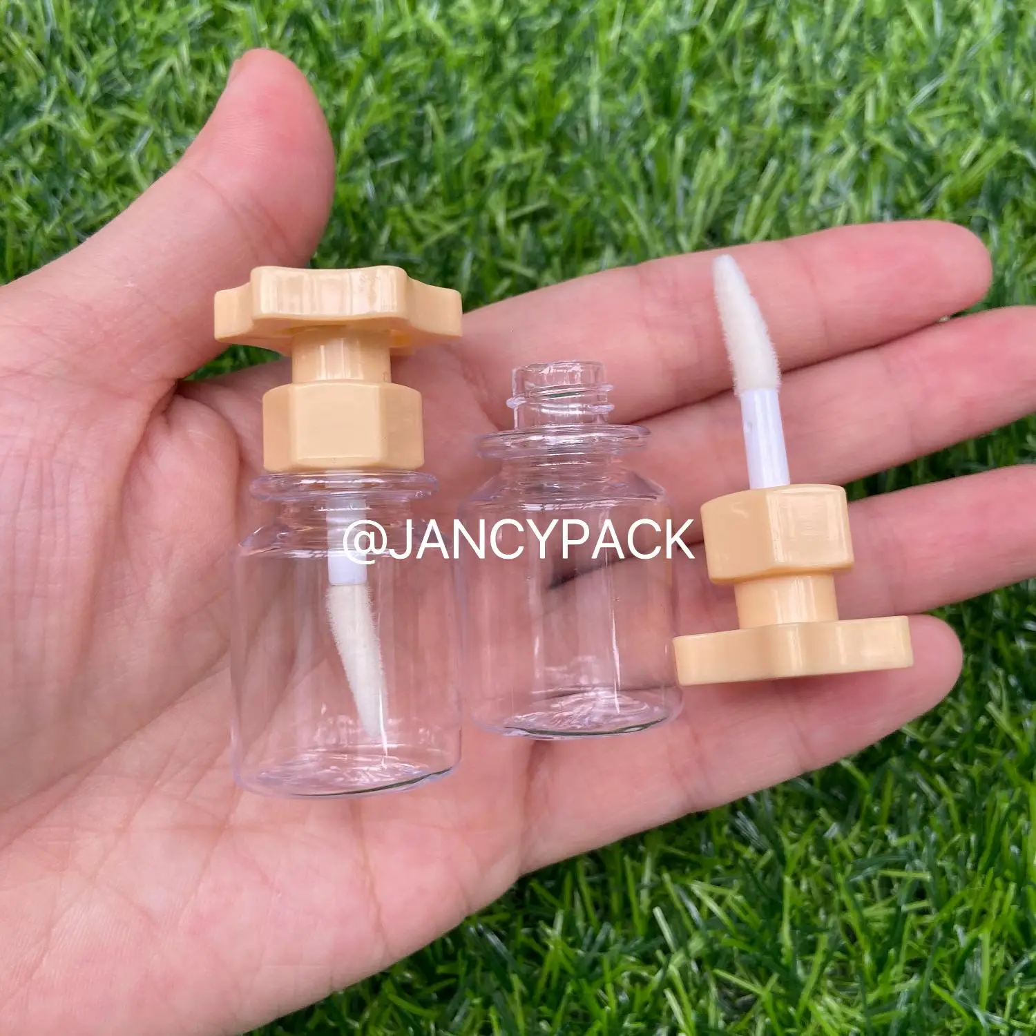 3ml colorful cute bottle lip gloss tubes empty lip tint vials cosmetic packaging travel set