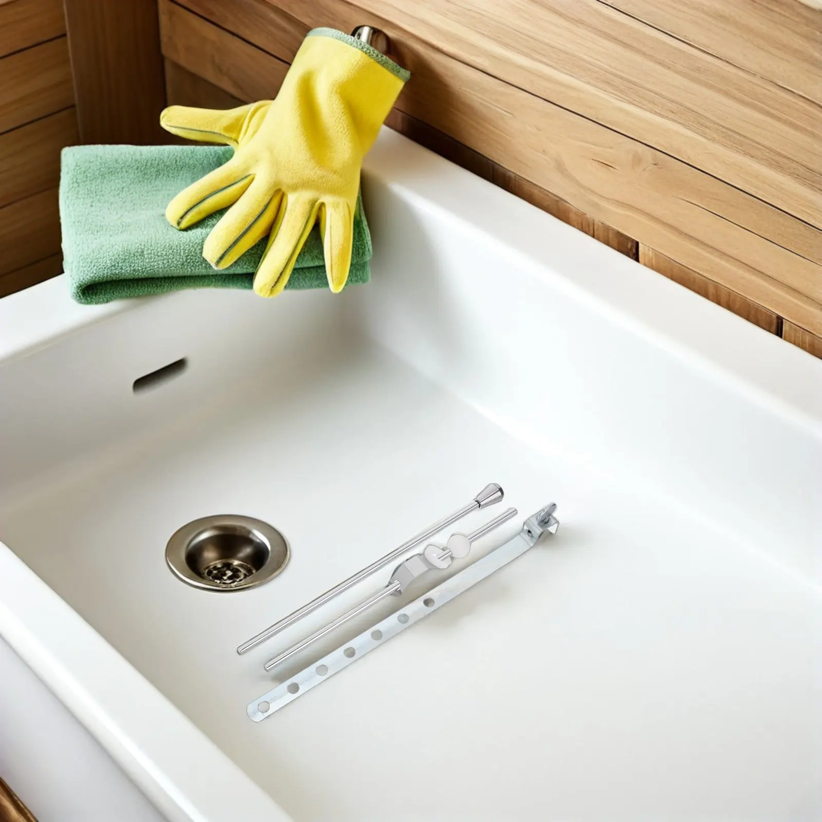 2 Sets Hand Basin Lifting Rod Bathroom Faucet Pull Drain Stopper Pivot Drop for Sink Linkage