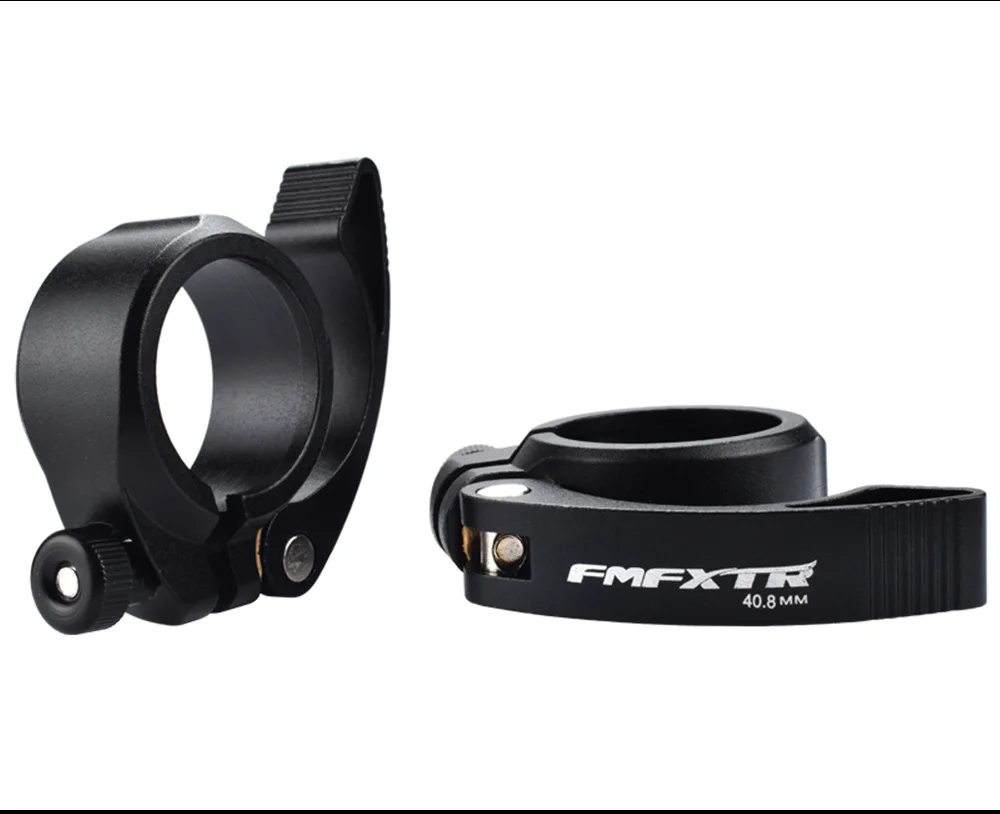 

Bike Seat Post Clamp Aluminum Alloy Quick Release Bicycle Seatpost Tube Tightener Clip 41/40mm for Mountain Road BMX Bikes Gear