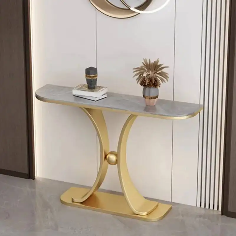 

Metal Simple Entryways Console Table Luxury Glam Minimalist Console Table Aesthetic Glamour Tisch Wohnzimer Home Furniture