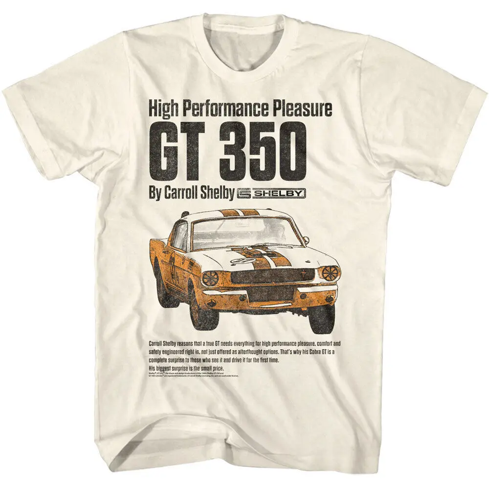 Shelby High Performance Pleasure Men'S T Shirt Gt 350 American Muscle Car