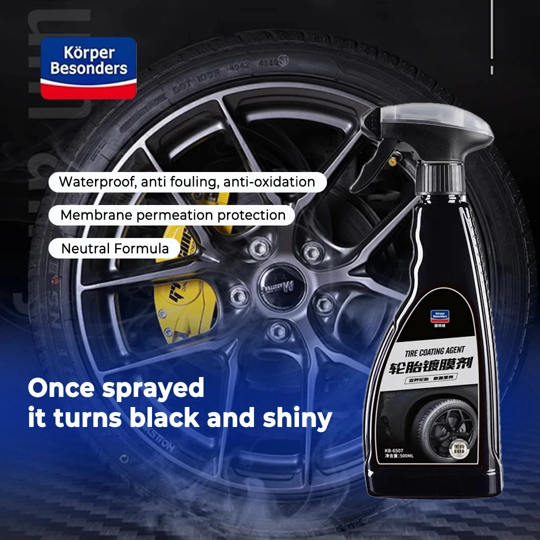 

500ml Car Tire QuickRefurbishment Cleaning Shiner Suitable for Application Car Tire Hydrophobic Anti fouling Protective Coating