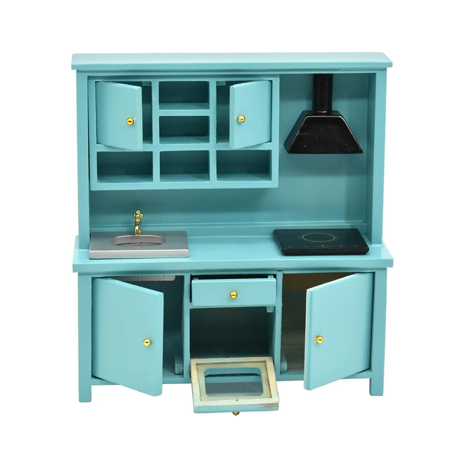 realistic-miniature-display-cabinet-with-oven-model-1-12-mini-cabinet-furniture-for-handcraft