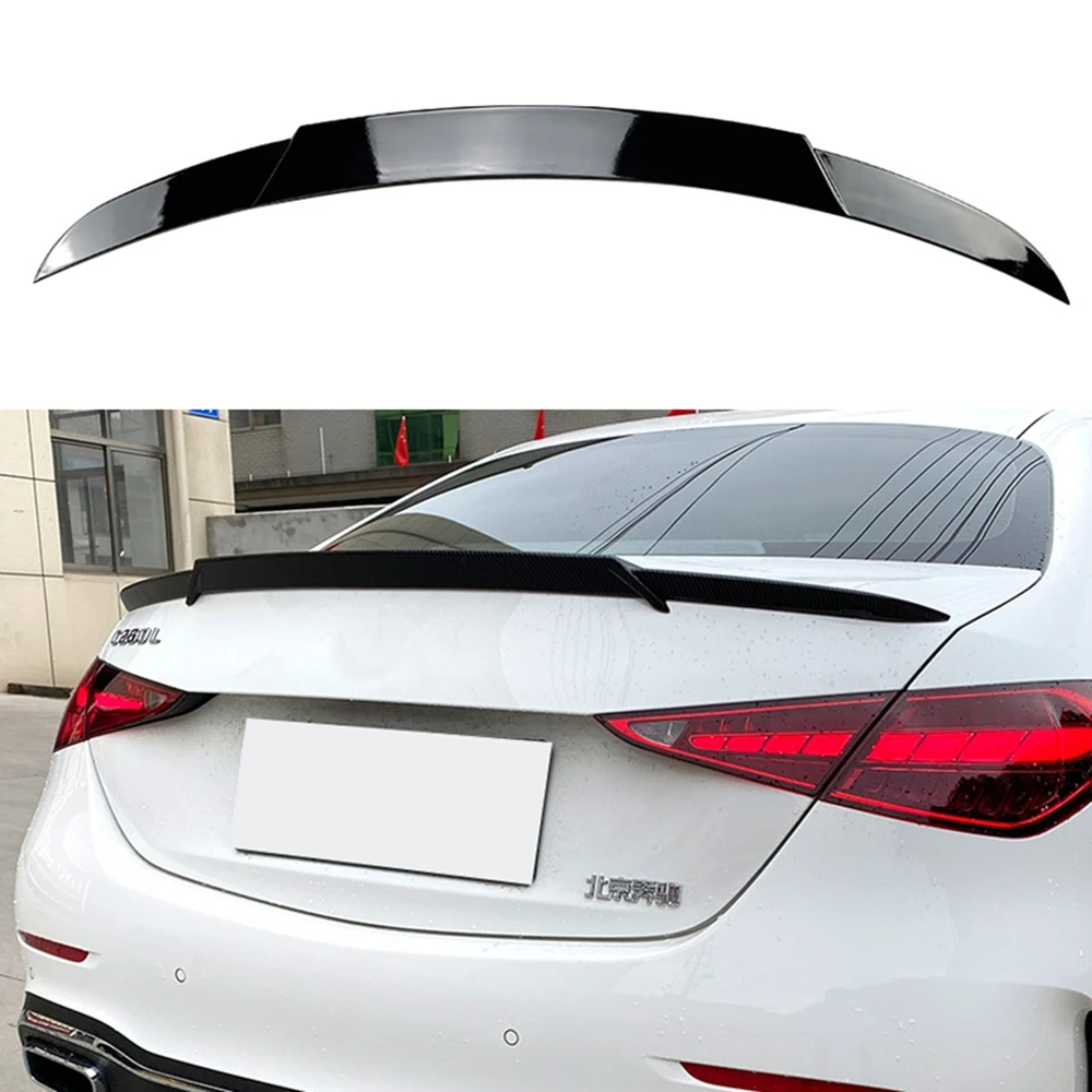 

For Mercedes Benz C Class W206 C200 C260 C300 C43 C63 AMG 2022 2023 Rear Spoiler Wing Tail Tuning Top Trunk Lip Spoiler Wing