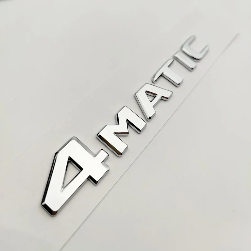 

3D ABS Black 4 Matic Logo 4Matic Emblem Letters Car Trunk Badge W204 W205 W212 W213 4matic Sticker Accessories