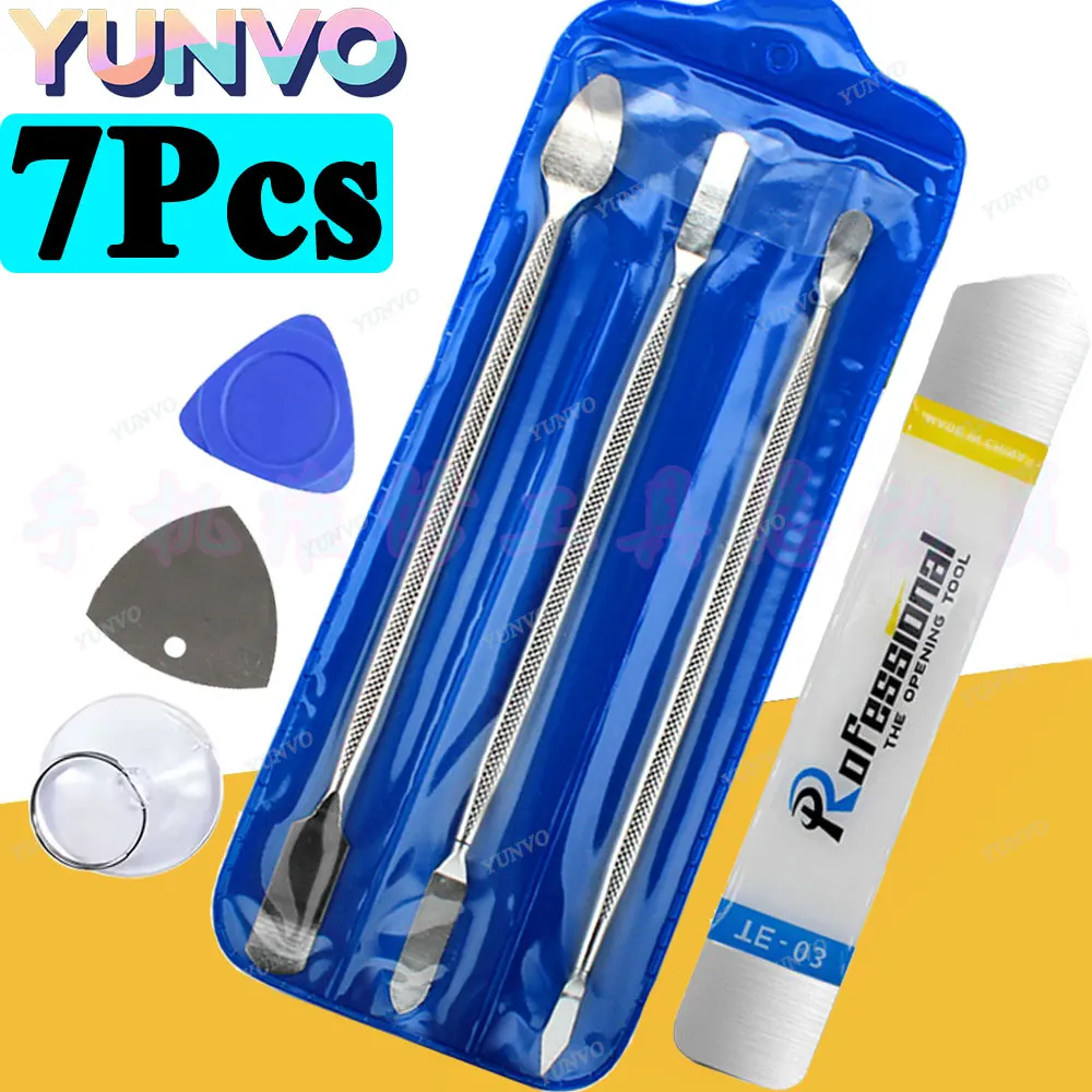 Moble Phone Repair Opening Pry Hand Tool Kit Blade Smart Phone Tablet PC Metal Spudger Disassemble Tools Set