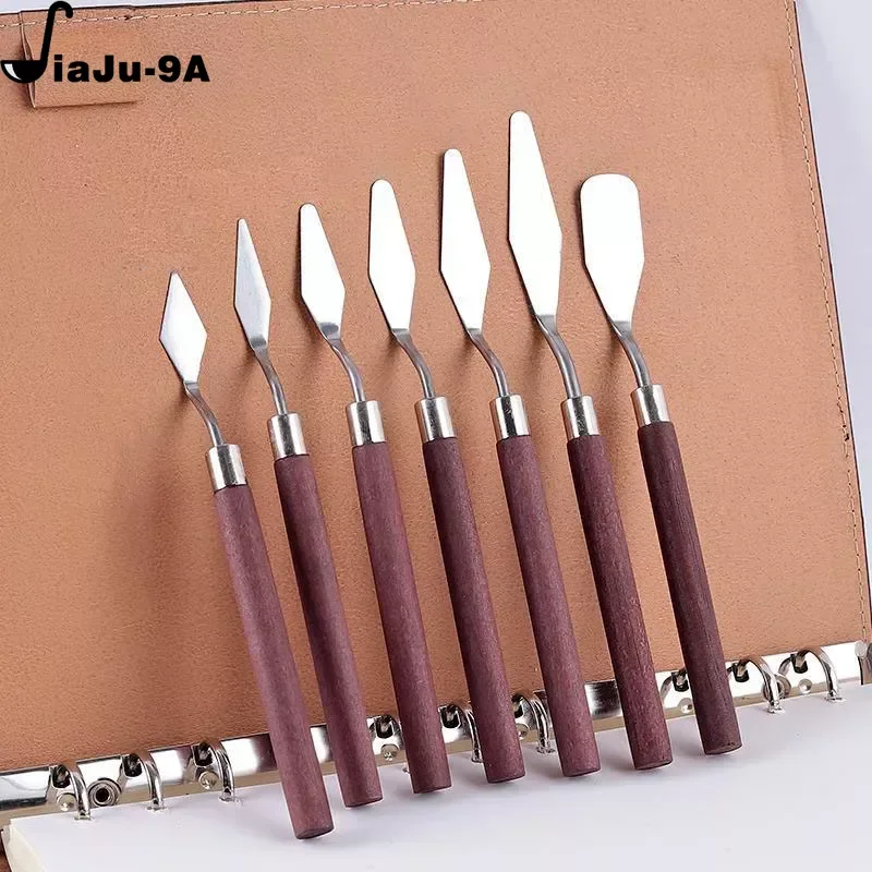 

Stainless Steel Fondant Cake Spatula Cream Mixing Scraper Oil Painting Shovel Baking Pastry Tools Kitchen Accessories