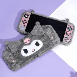 Funda para Nintendo Switch OLED, accesorios de felpa Kawaii, fundas protectoras, tapas basculantes para Switch OLED, accesorios para juegos de consola