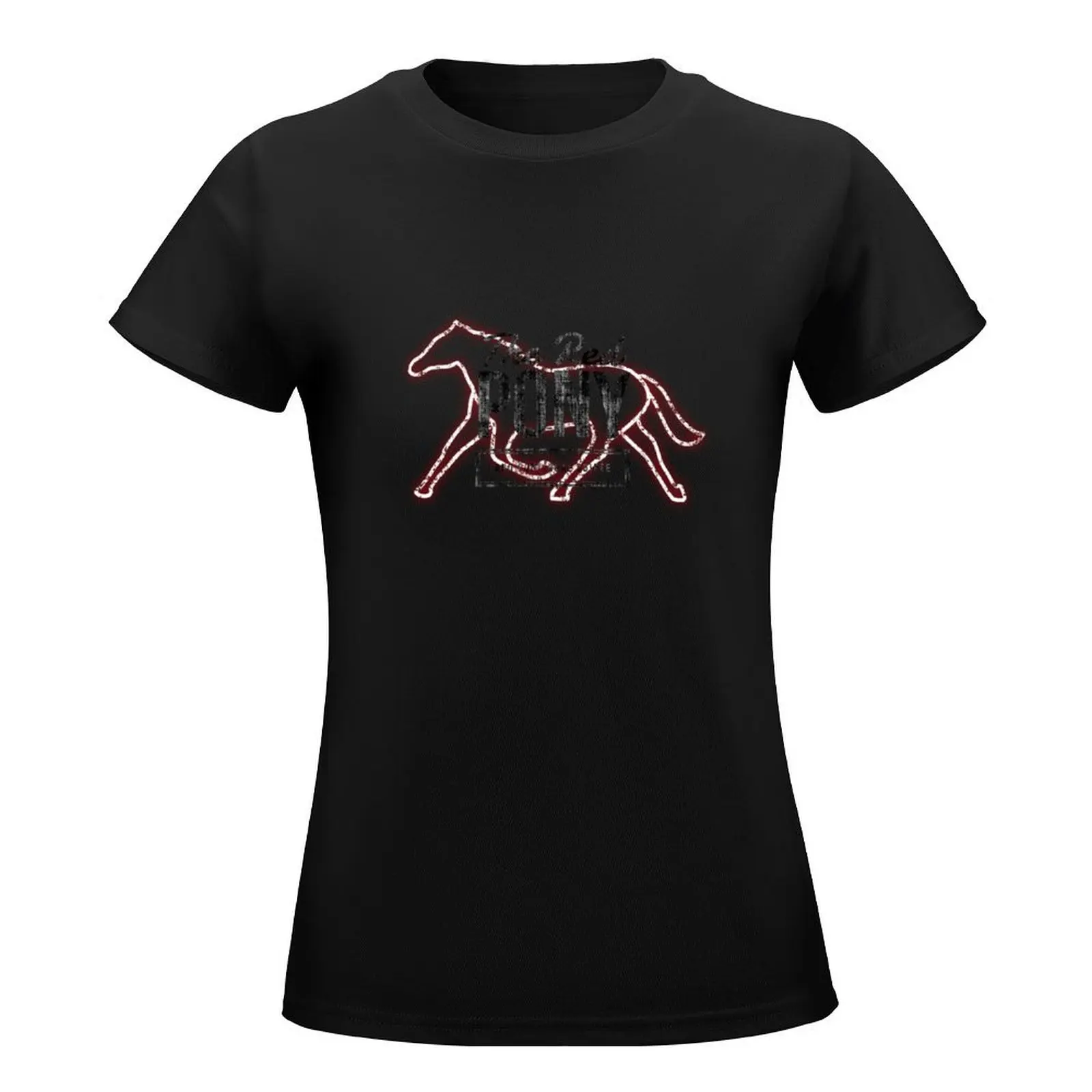 Longmire the Red Pony T-Shirt summer top tops graphic t-shirts for Women