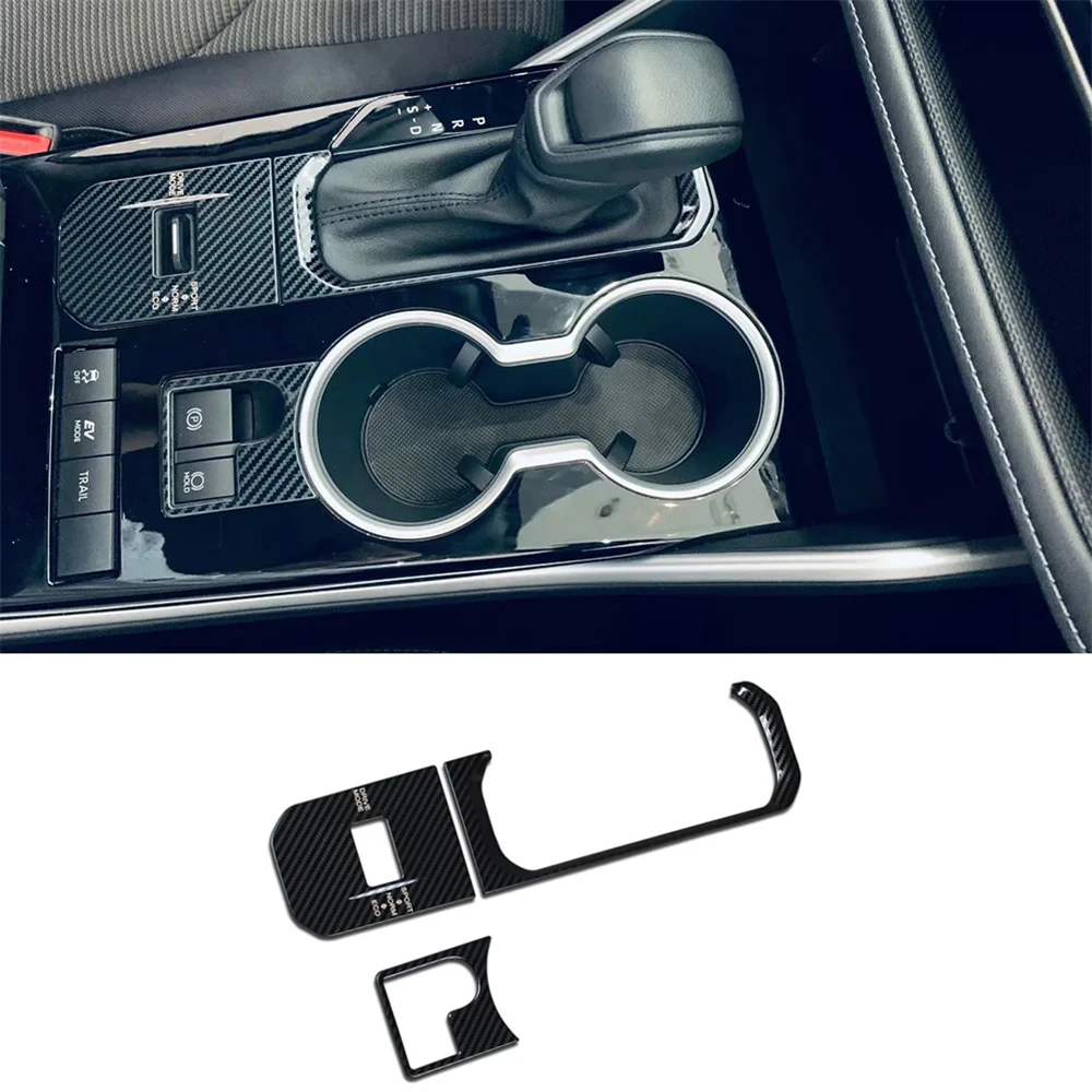 

For Toyota Highlander 2020--2025 Gear Shift Knob Console Panel Cover Trims Stainless Body Kit Accessories