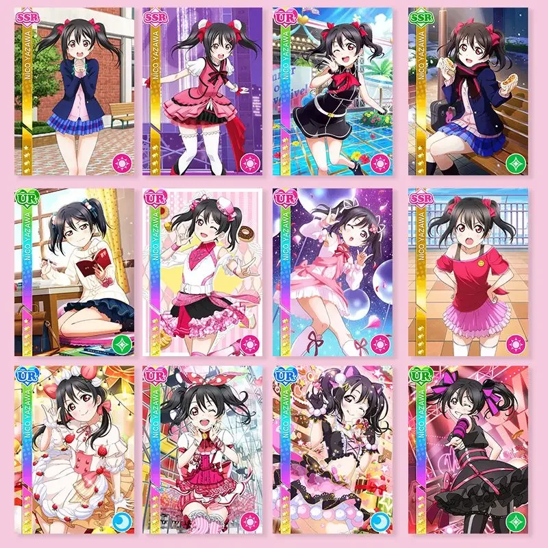 Imagem -03 - Kawaii Anime Adesivos de Parede Love Live 20 Pcs por Conjunto Cartaz de Honoka Kousaka Minami Dormitório Papelaria Adesivo Presente Posters