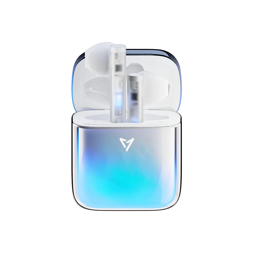 

С чехлом для беспроводной зарядки, наушники LP1 Blue-tooth 5,4, стерео бас, беспроводные светящиеся наушники для смартфона Android Ios