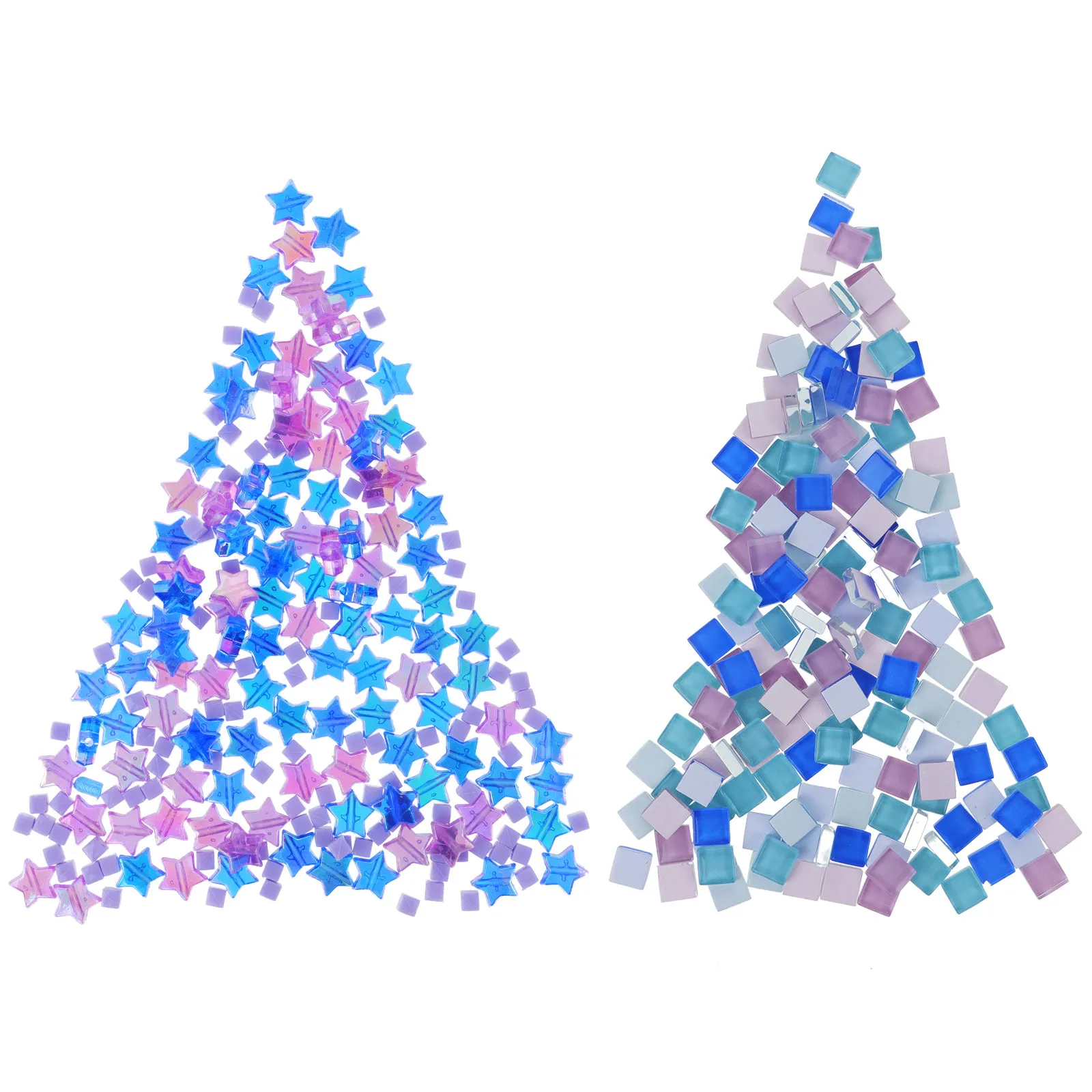 

Набор мозаичной плитки DIY: Декоративные стеклянные элементы для поделок, домашнего декора, фоторамок, ваз