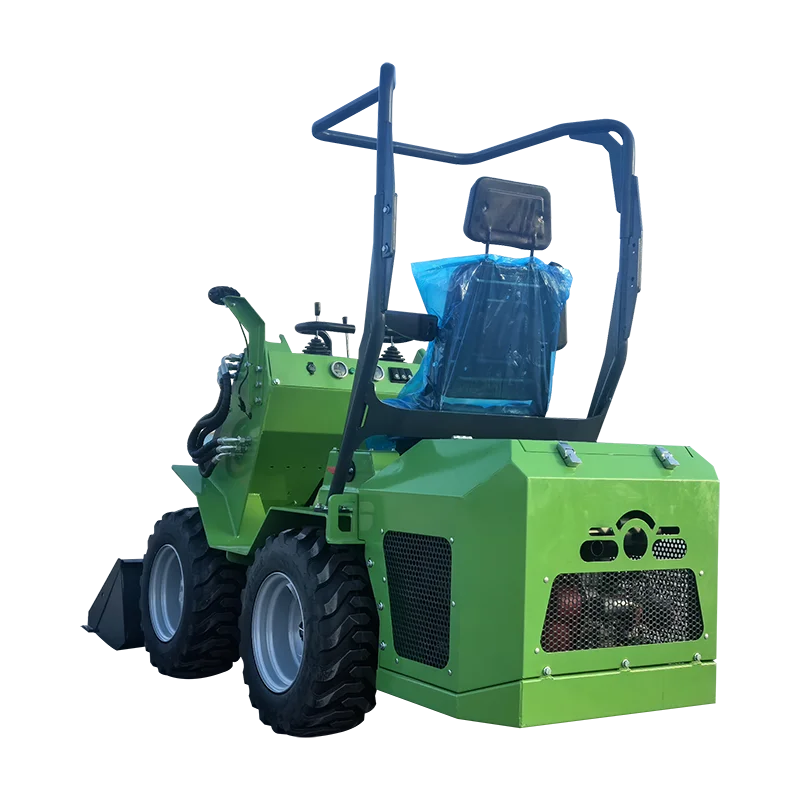 Customized Mini Skid Steer Loader with Log Splitter Brush Grapple Stump Bucket Grapple Attachment