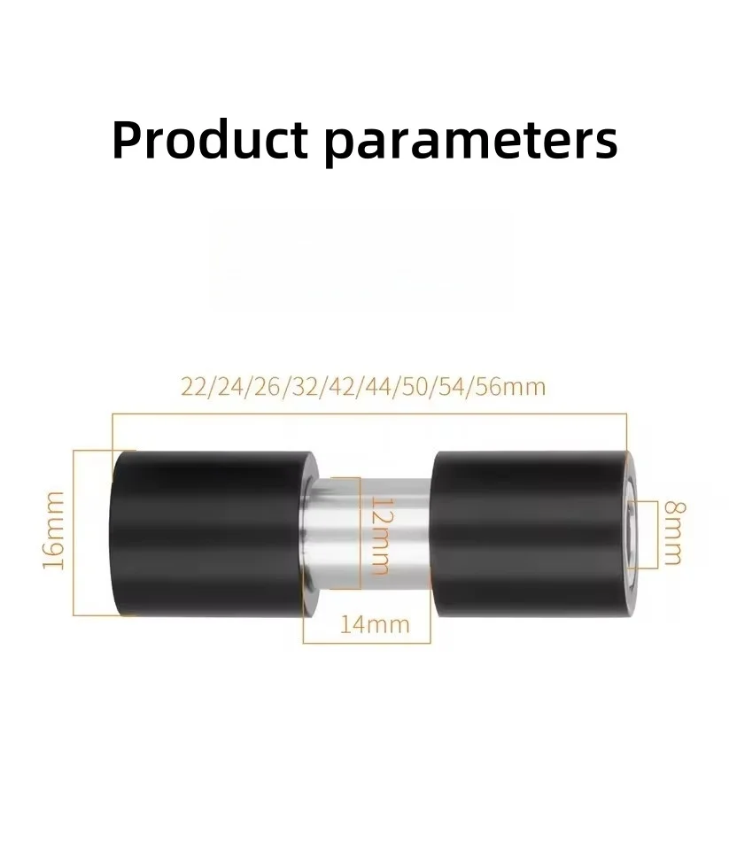 EVOSID MTB Bike Rear Shock Bushing 14mm for Fox Rockshox DNM EXA FORM Bicycle Shock Absorber Suspension Bushing 14/22/24/30/32mm