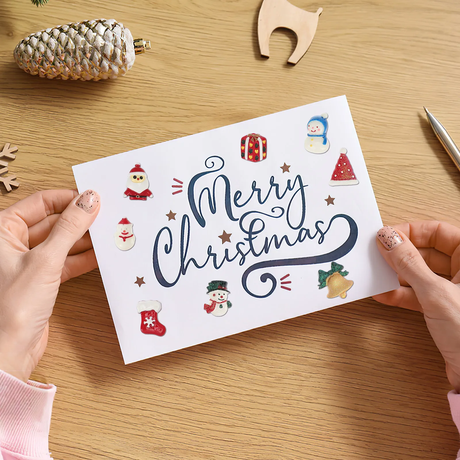 50 PCS Embellishment Christmas - огляд і ціна Embellish Craft