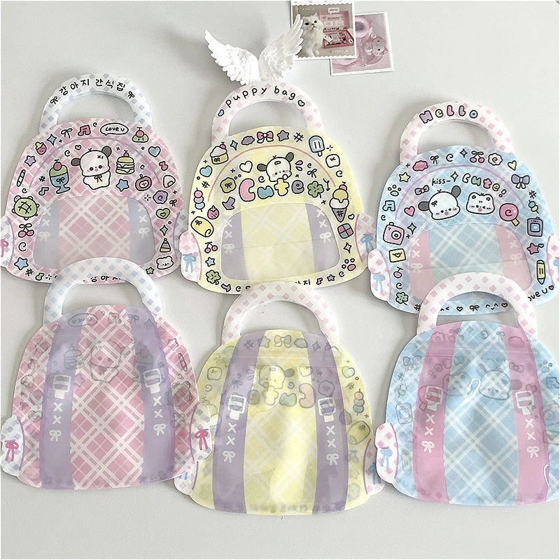 

Sanrios Kawaii Cartoon Pochacco Student Packaging Sealed Bag Anime Cute Food Storage Bag Jewelry Gift Packaging Kitchen Storage