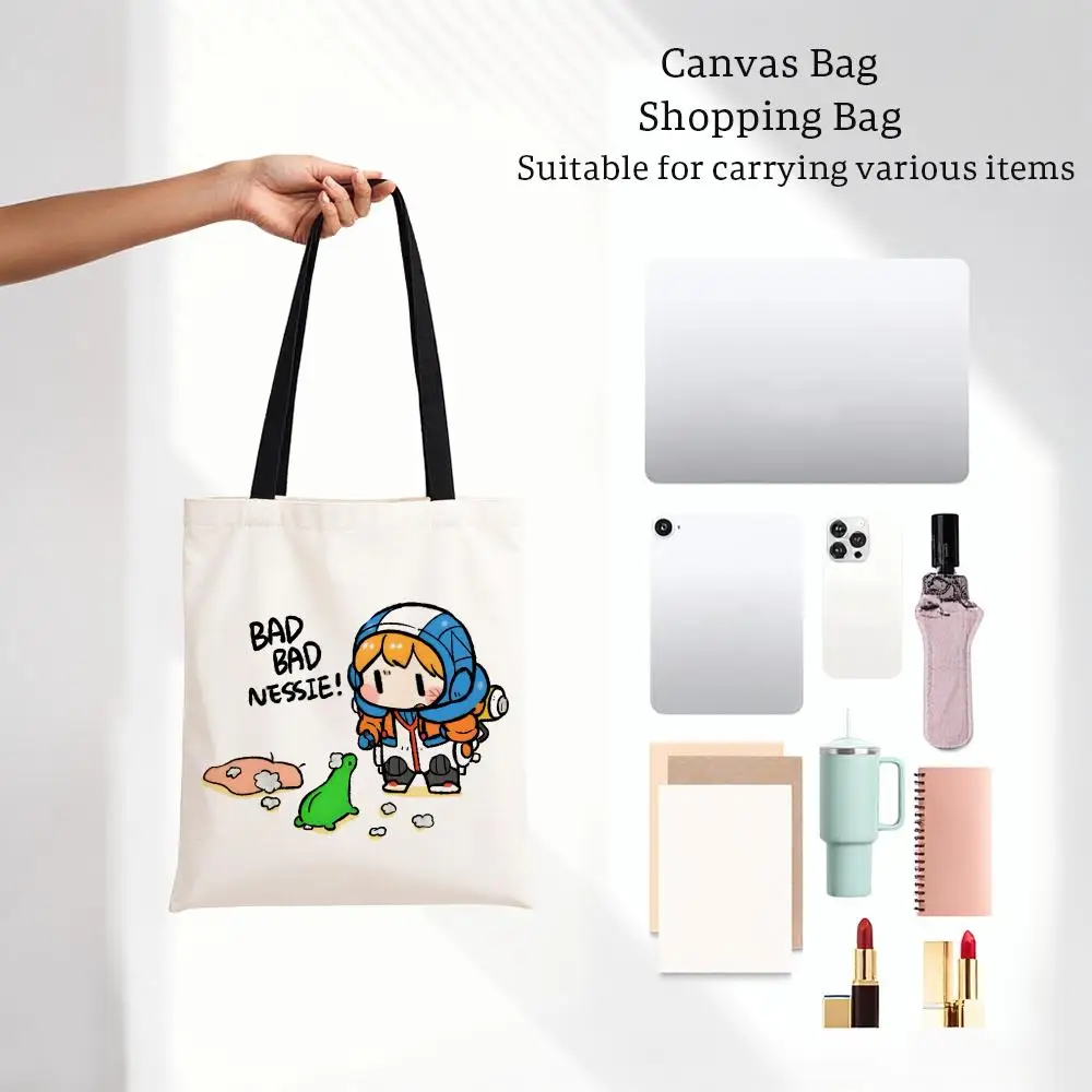apex game creature A-APEX Nessie Storage Bags Printed Series Shoulder Bag Portable Daily Lightweight Tote Bag