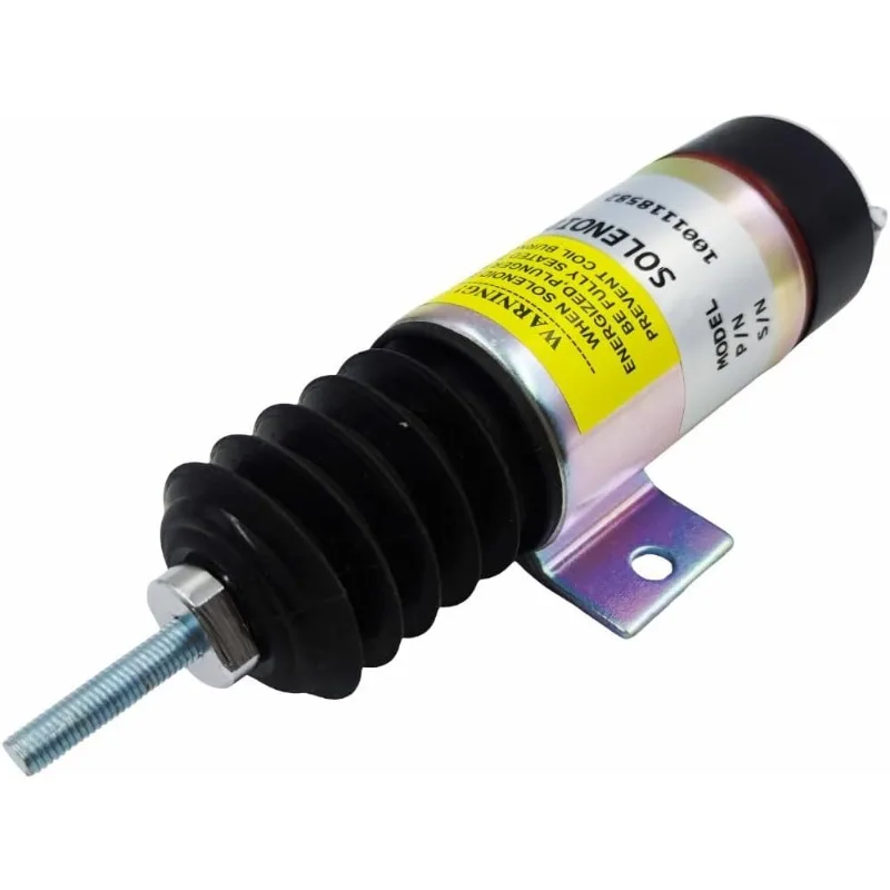 MUGURO 12V 2-Terminal Dual Coil Pull Throttle Solenoid Fits Kubota WG-750 DF-750 DF-752 DF-972 D-905 D1105 Z482 Genie 20780GT view 5