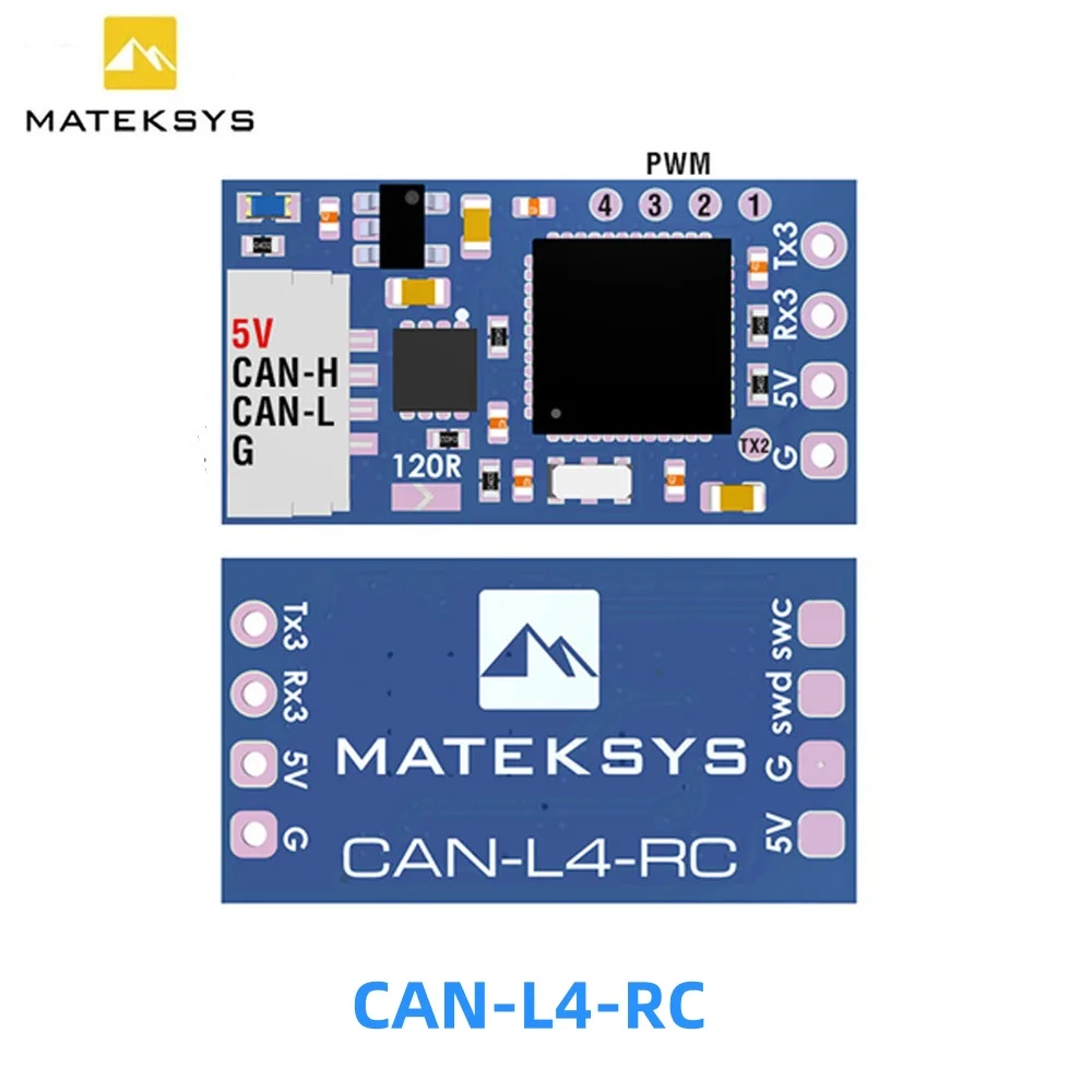 MATEK CAN-L4-RC STM32L431 MCU AP_PERIPH CAN RC INPUT ADAPTER CAN Receiver for RC Model Airplane