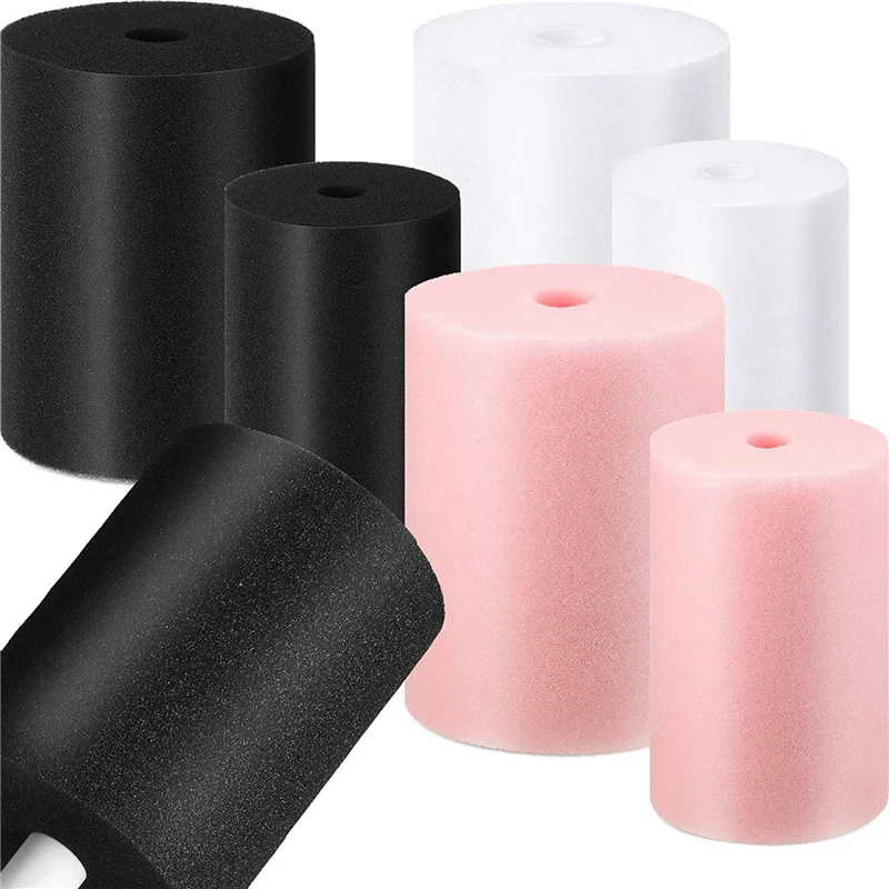 

A96I-12 Pcs Cup Turner Foam Tumbler Inserts For 3/4 Inch PVC Pipe Tumbler 10 Oz To 40 Oz Tumblers Crafting (Black/White/Pink)