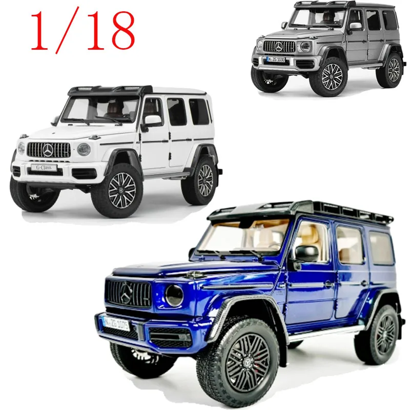 

‌NZG Diecast 1/18 Scale Mercedes-Benz G63 AMG (W463) 4x4² Alloy Car Model 2023 Editionwith Opening Doors‌ Toys for Boys Gift
